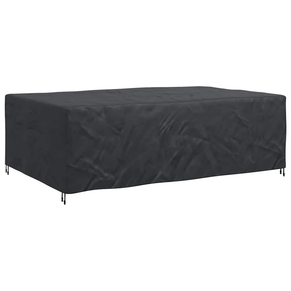Produktbild för Möbelöverdrag Enfärgad Svart 300 x 200 x 90 cm 210D