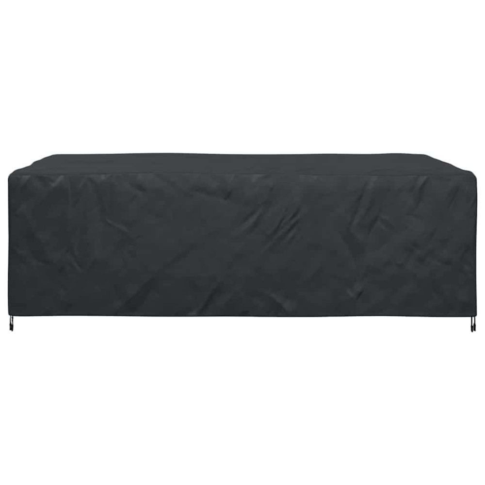 Produktbild för Möbelöverdrag Enfärgad Svart 300 x 200 x 90 cm 420D