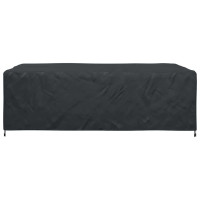 Produktbild för Möbelöverdrag Enfärgad Svart 300 x 200 x 90 cm 420D