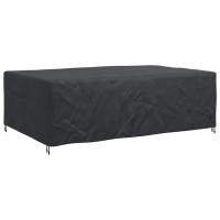 Produktbild för Möbelöverdrag Enfärgad Svart 300 x 200 x 90 cm 420D