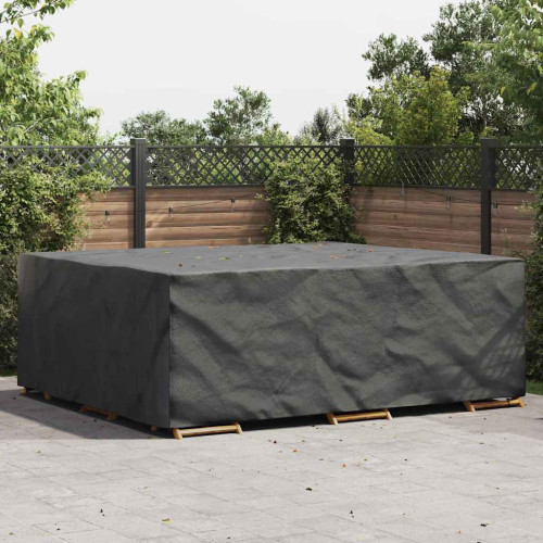 vidaXL Möbelöverdrag Enfärgad Svart 300 x 250 x 70 cm 210D