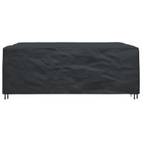 Produktbild för Möbelöverdrag Enfärgad Svart 300 x 250 x 70 cm 420D