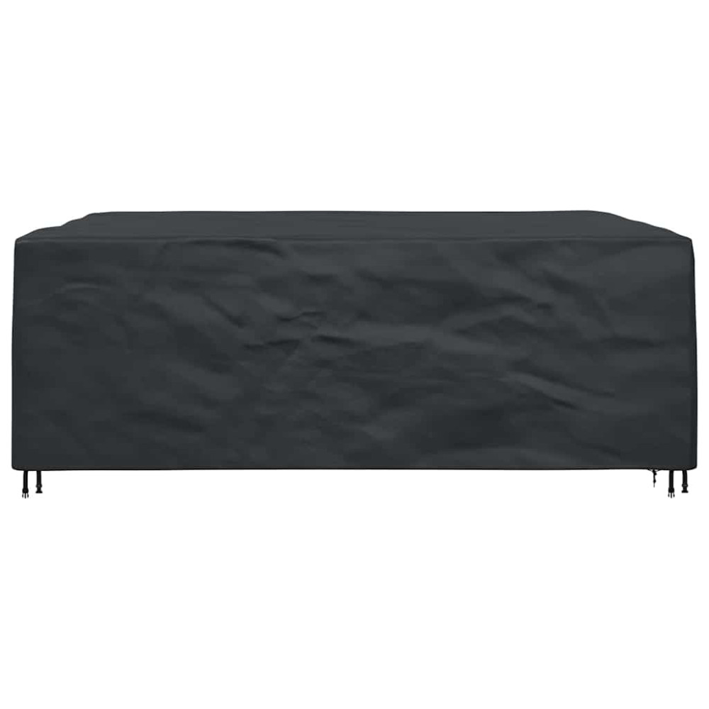 Produktbild för Möbelöverdrag Enfärgad Svart 300 x 250 x 70 cm 600D