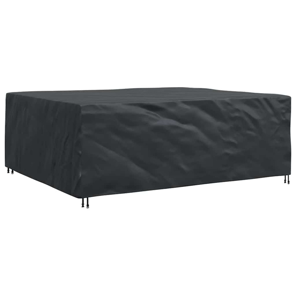 Produktbild för Möbelöverdrag Enfärgad Svart 300 x 250 x 100 cm 420D