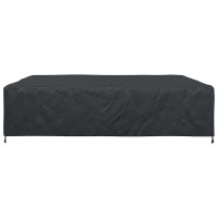 Produktbild för Möbelöverdrag Enfärgad Svart 300 x 300 x 70 cm 210D