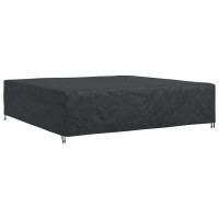 Produktbild för Möbelöverdrag Enfärgad Svart 300 x 300 x 70 cm 420D