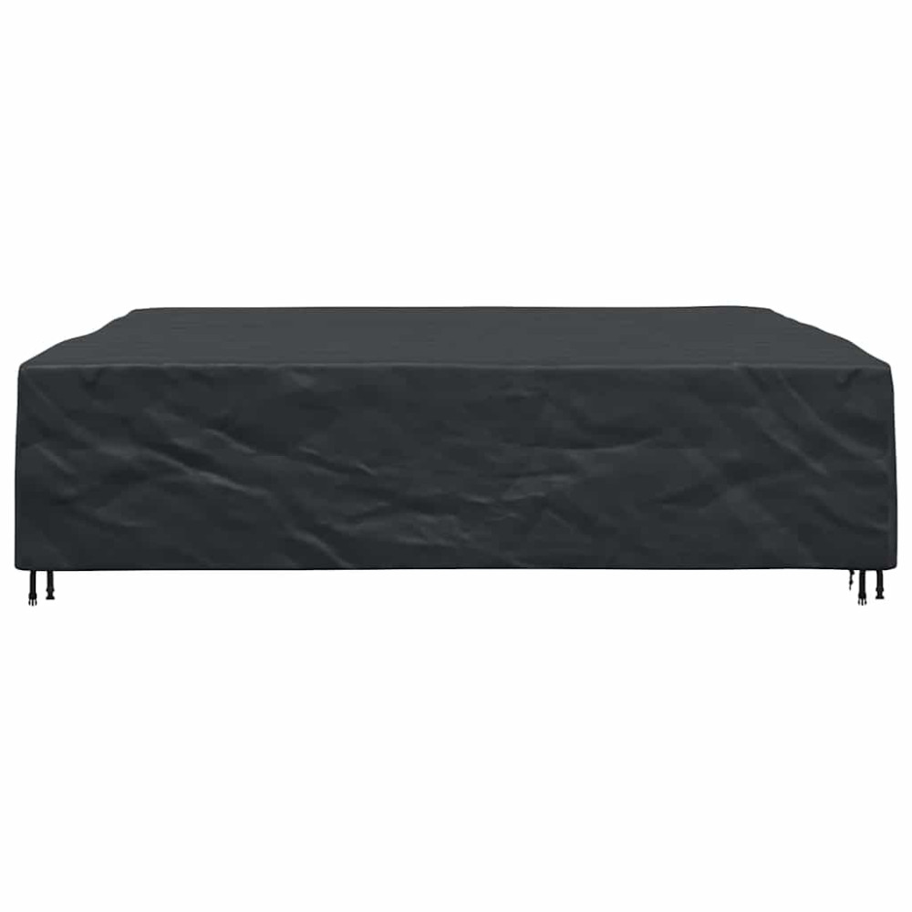 Produktbild för Möbelöverdrag Enfärgad Svart 300 x 300 x 70 cm 420D