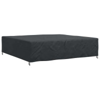 Produktbild för Möbelöverdrag Enfärgad Svart 300 x 300 x 70 cm 420D