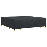 Produktbild för Möbelöverdrag Enfärgad Svart 300 x 300 x 70 cm 600D