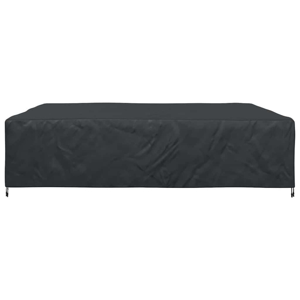 Produktbild för Möbelöverdrag Enfärgad Svart 300 x 300 x 70 cm 600D