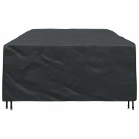 Produktbild för Möbelöverdrag Enfärgad Svart 305 x 190 x 85 cm 600D