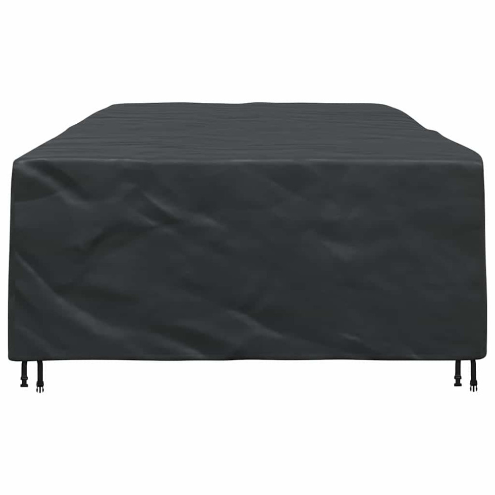 Produktbild för Möbelöverdrag Enfärgad Svart 315 x 180 x 74 cm 210D