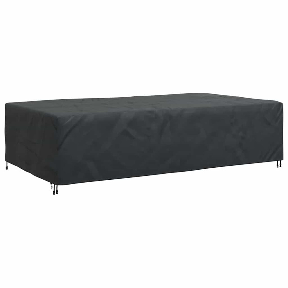 Produktbild för Möbelöverdrag Enfärgad Svart 315 x 180 x 74 cm 210D
