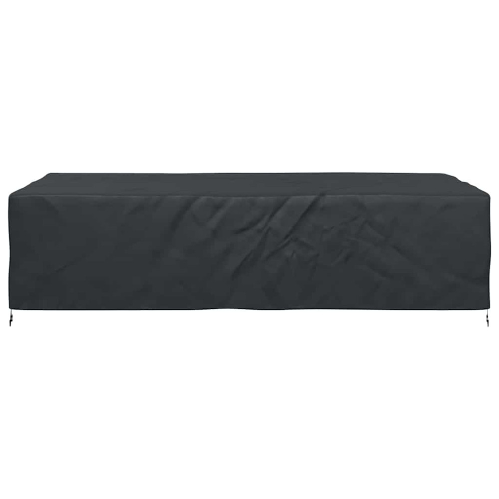 Produktbild för Möbelöverdrag Enfärgad Svart 315 x 180 x 74 cm 420D