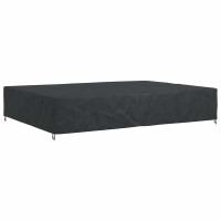 Produktbild för Möbelöverdrag Enfärgad Svart 350 x 260 x 90 cm 210D