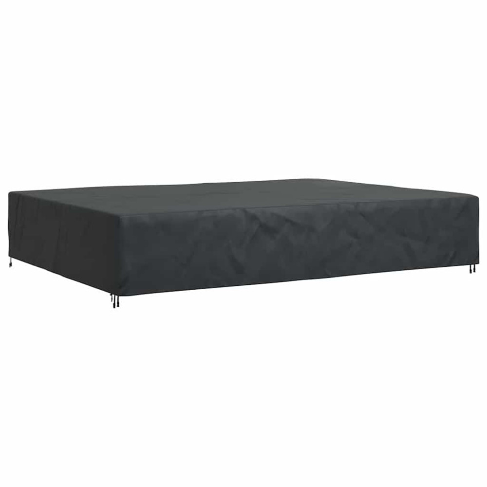 Produktbild för Möbelöverdrag Enfärgad Svart 350 x 260 x 90 cm 420D