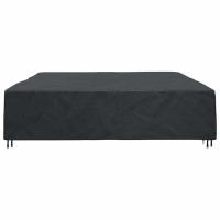 Produktbild för Möbelöverdrag Enfärgad Svart 400 x 300 x 70 cm 210D