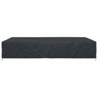 Produktbild för Möbelöverdrag Enfärgad Svart 400 x 300 x 70 cm 420D