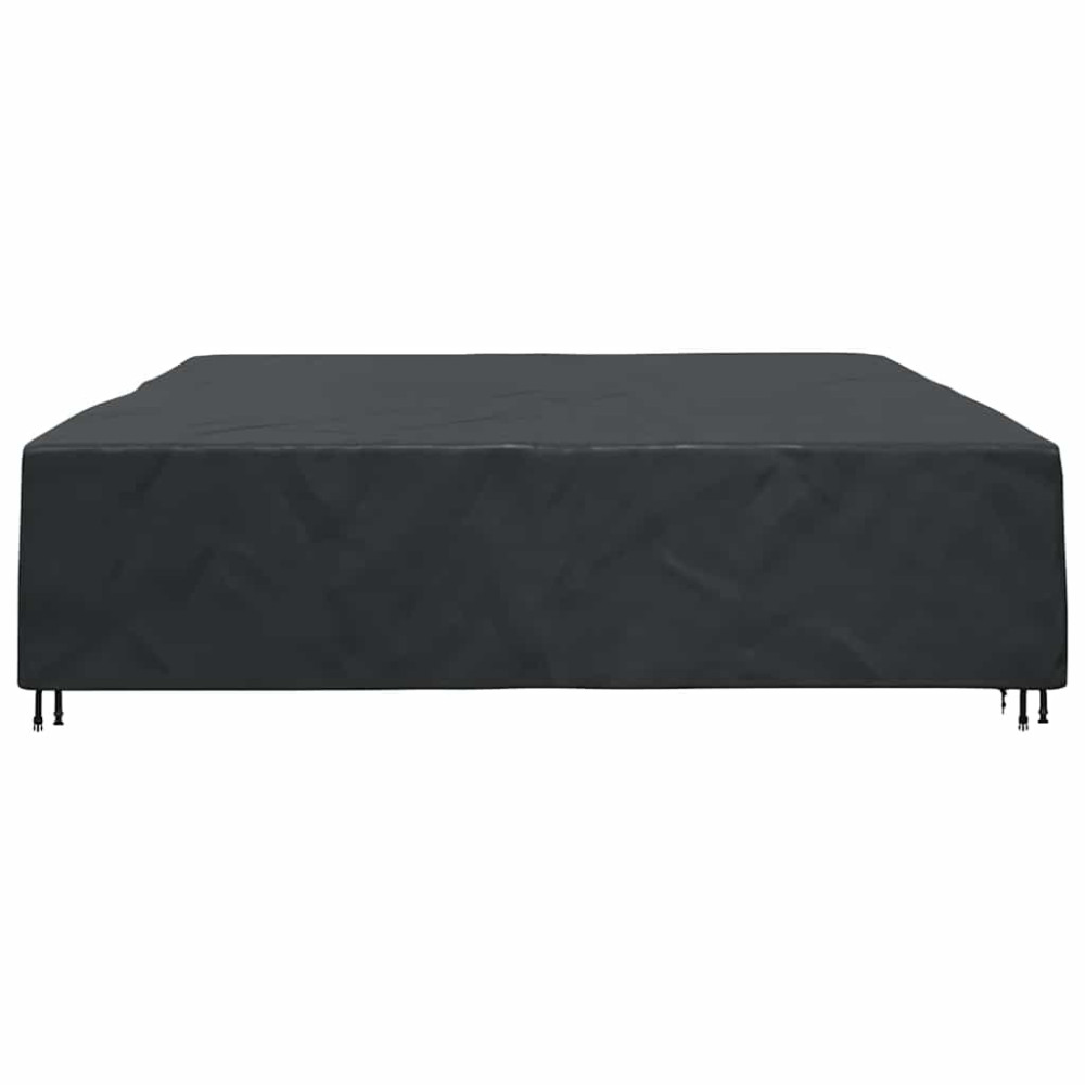 Produktbild för Möbelöverdrag Enfärgad Svart 400 x 300 x 70 cm 420D