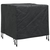 Produktbild för Möbelöverdrag Svart 64 x 64 x 65 cm 210D Oxford Tyg