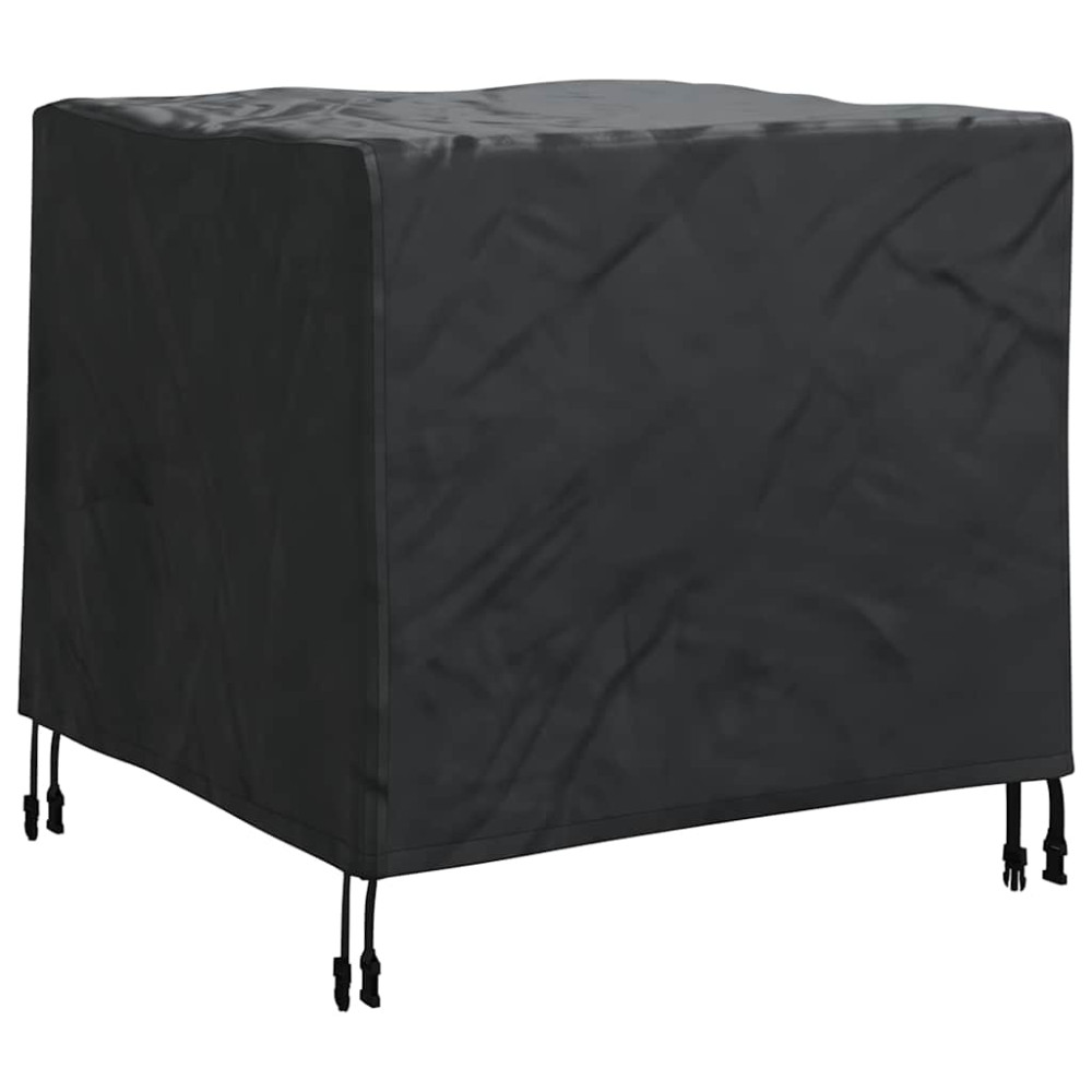 Produktbild för Möbelöverdrag Svart 74 x 74 x 60 cm 210D Oxford Tyg