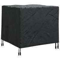 Produktbild för Möbelöverdrag Svart 74 x 74 x 60 cm 210D Oxford Tyg