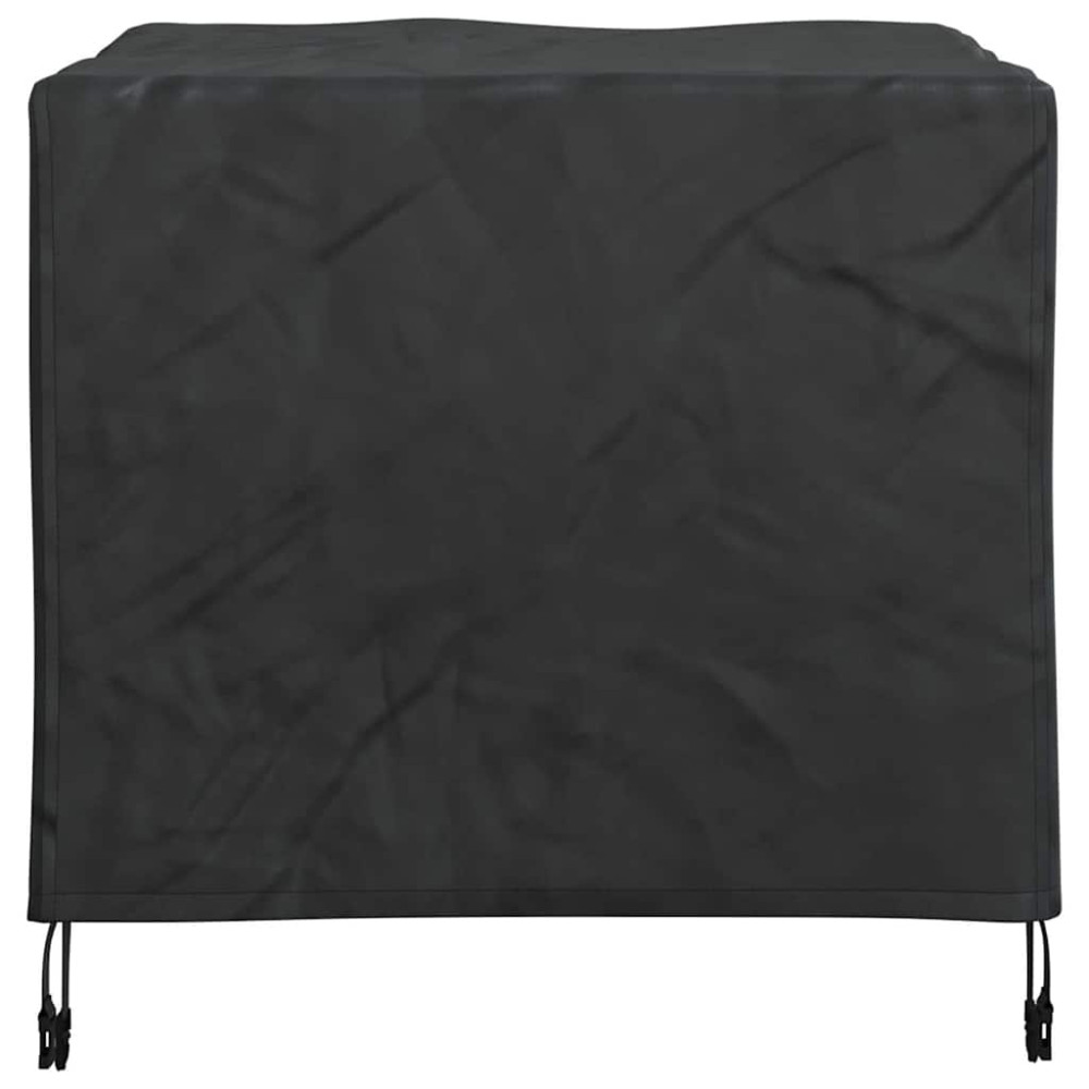 Produktbild för Möbelöverdrag Svart 74 x 74 x 60 cm 210D Oxford Tyg
