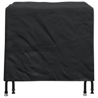 Produktbild för Möbelöverdrag Svart 74 x 74 x 60 cm 210D Oxford Tyg