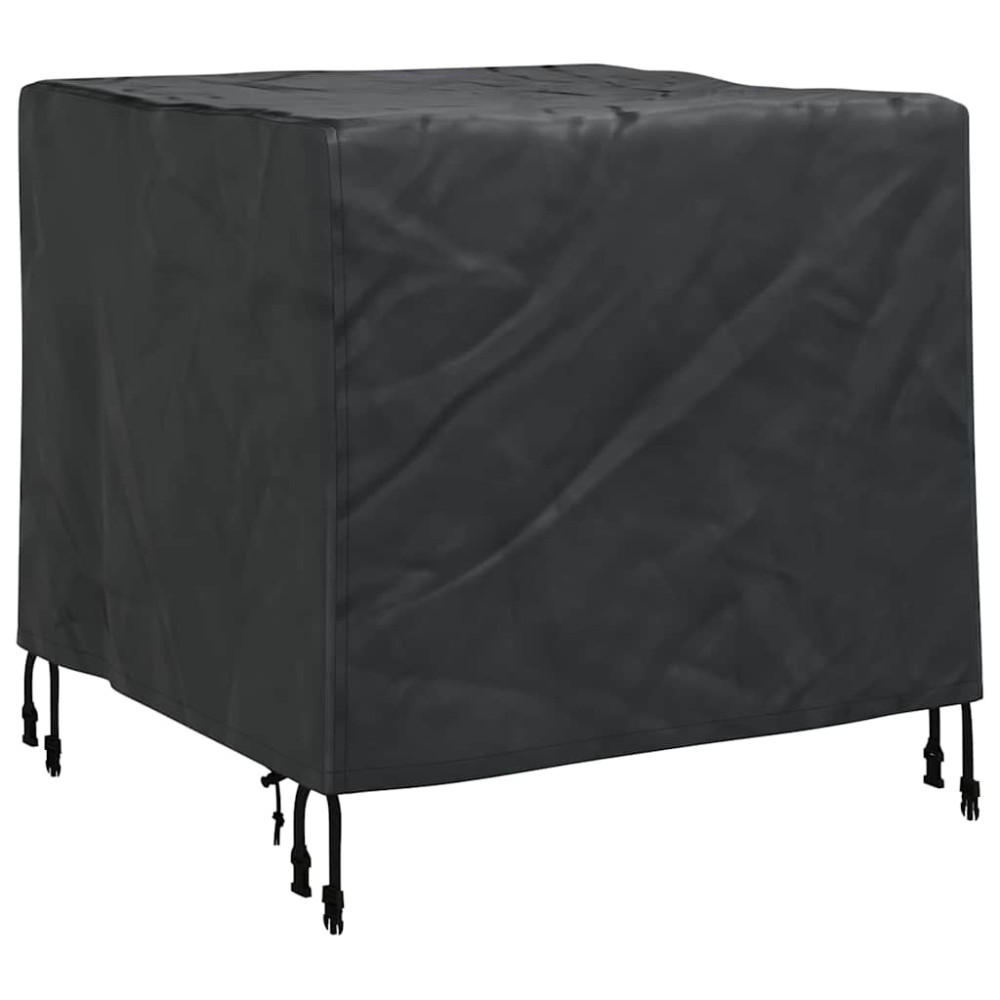 Produktbild för Möbelöverdrag Svart 74 x 74 x 60 cm 210D Oxford Tyg