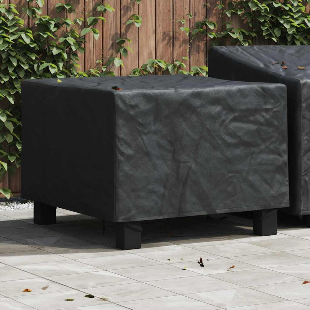 Produktbild för Möbelöverdrag Svart 99 x 99 x 60 cm 210D Oxford Tyg