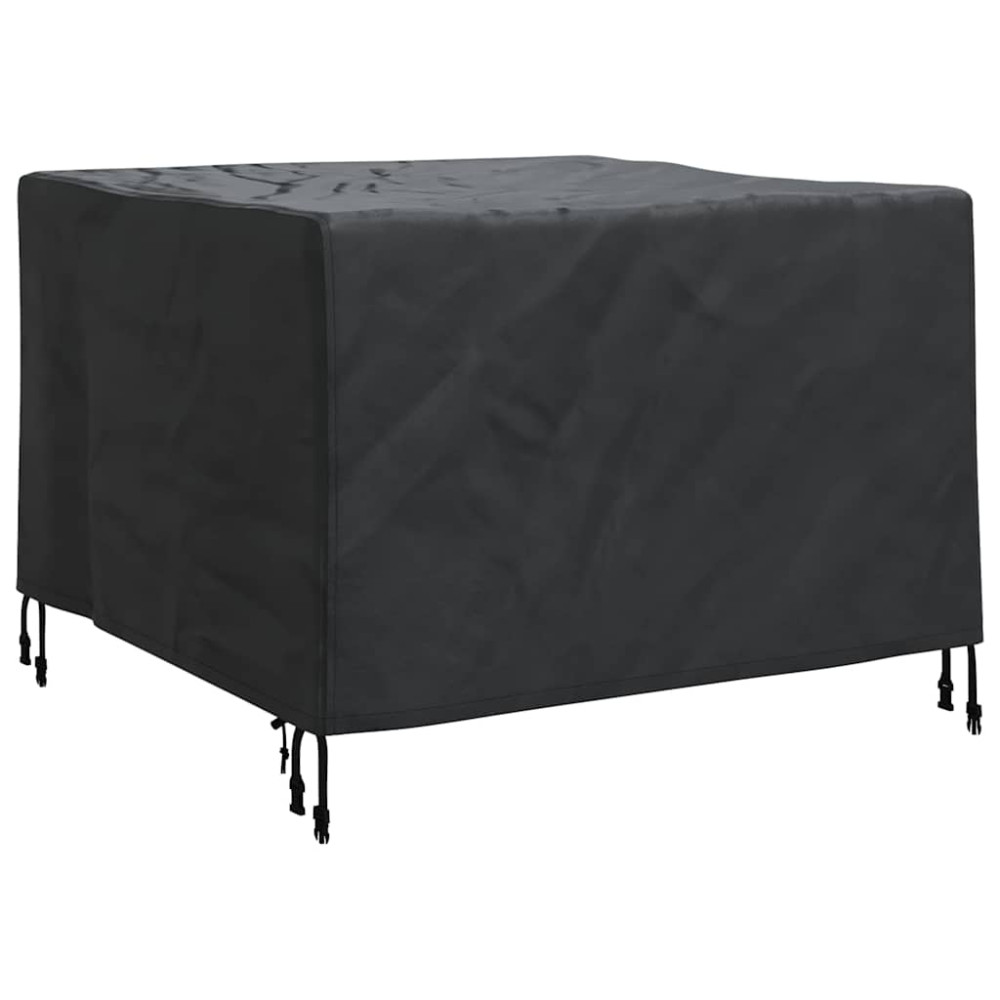 Produktbild för Möbelöverdrag Svart 99 x 99 x 60 cm 210D Oxford Tyg