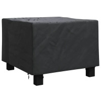 Produktbild för Möbelöverdrag Svart 99 x 99 x 60 cm 210D Oxford Tyg