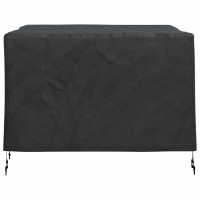 Produktbild för Möbelöverdrag Svart 99 x 99 x 60 cm 210D Oxford Tyg