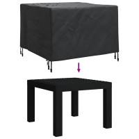 Produktbild för Möbelöverdrag Svart 99 x 99 x 60 cm 210D Oxford Tyg