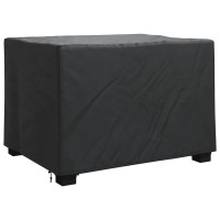 Produktbild för Möbelöverdrag Svart 110 x 84 x 70 cm 210D Oxford Tyg