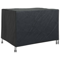 Produktbild för Möbelöverdrag Svart 110 x 84 x 70 cm 210D Oxford Tyg