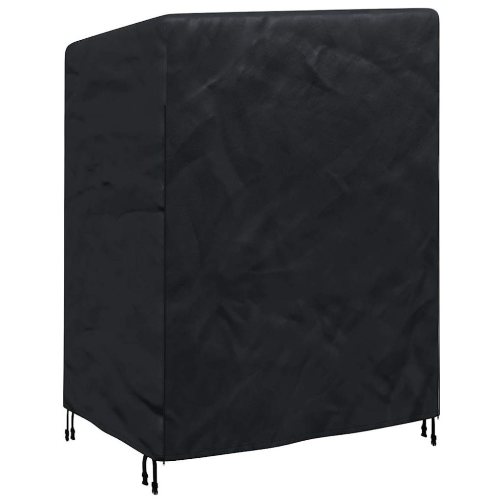 Produktbild för Skydd för utomhusgunga Svart 120 x 90 x 155 cm 210D Oxford Tyg