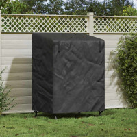Produktbild för Skydd för utomhusgunga Svart 120 x 90 x 155 cm 420D Oxford Tyg