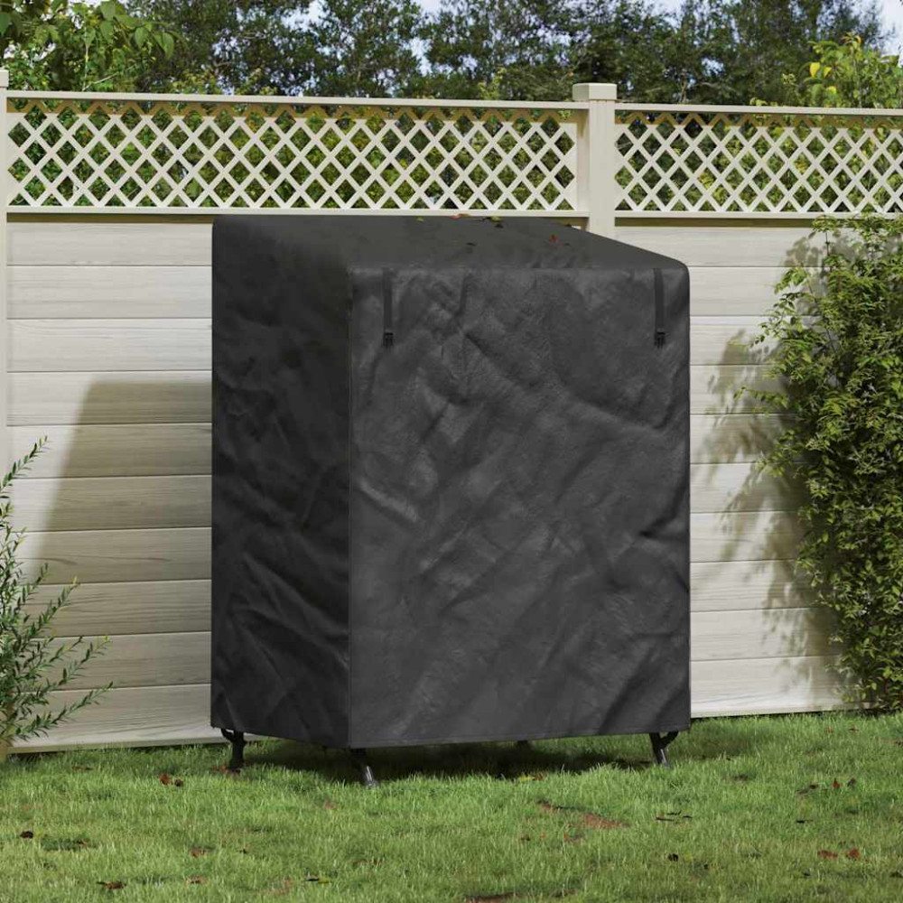 Produktbild för Skydd för utomhusgunga Svart 120 x 90 x 155 cm 600D Oxford Tyg