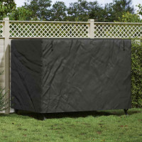 Produktbild för Skydd för utomhusgunga Svart 220 x 125 x 170 cm 420D Oxford Tyg