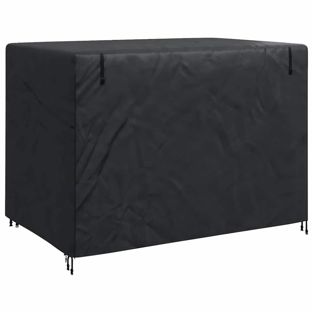 Produktbild för Skydd för utomhusgunga Svart 220 x 125 x 170 cm 600D Oxford Tyg