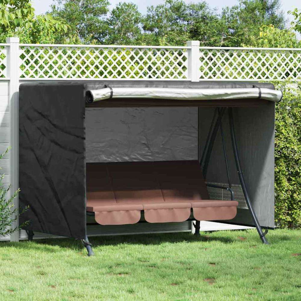 Produktbild för Skydd för utomhusgunga Svart 220 x 150 x 150 cm 600D Oxford Tyg