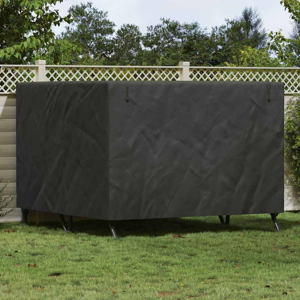 Produktbild för Skydd för utomhusgunga Svart 250 x 250 x 160 cm 420D Oxford Tyg