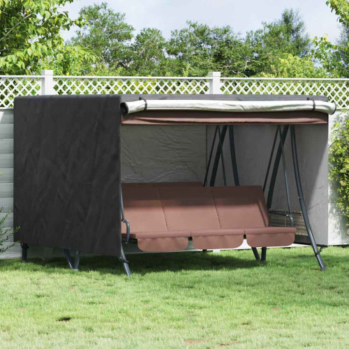 vidaXL Skydd för utomhusgunga Svart 250 x 250 x 160 cm 600D Oxford Tyg