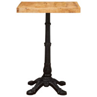 Produktbild för Bistrobord Brun 50 x 50 x 76 cm Massivt mangoträ