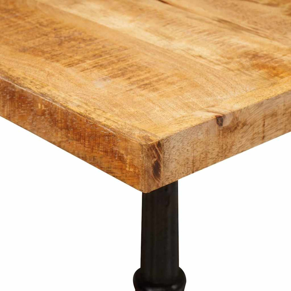 Produktbild för Bistrobord Brun 50 x 50 x 76 cm Massivt mangoträ