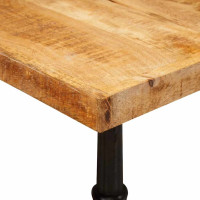 Produktbild för Bistrobord Brun 50 x 50 x 76 cm Massivt mangoträ