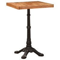 Produktbild för Bistrobord Brun 50 x 50 x 76 cm Massivt Akaciaträ