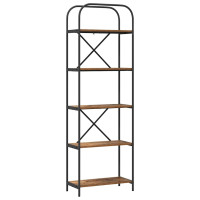 Produktbild för Hyllsystem Gammalt trä 60 x 30 x 183 cm Konstruerat trä