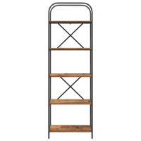 Produktbild för Hyllsystem Gammalt trä 60 x 30 x 183 cm Konstruerat trä